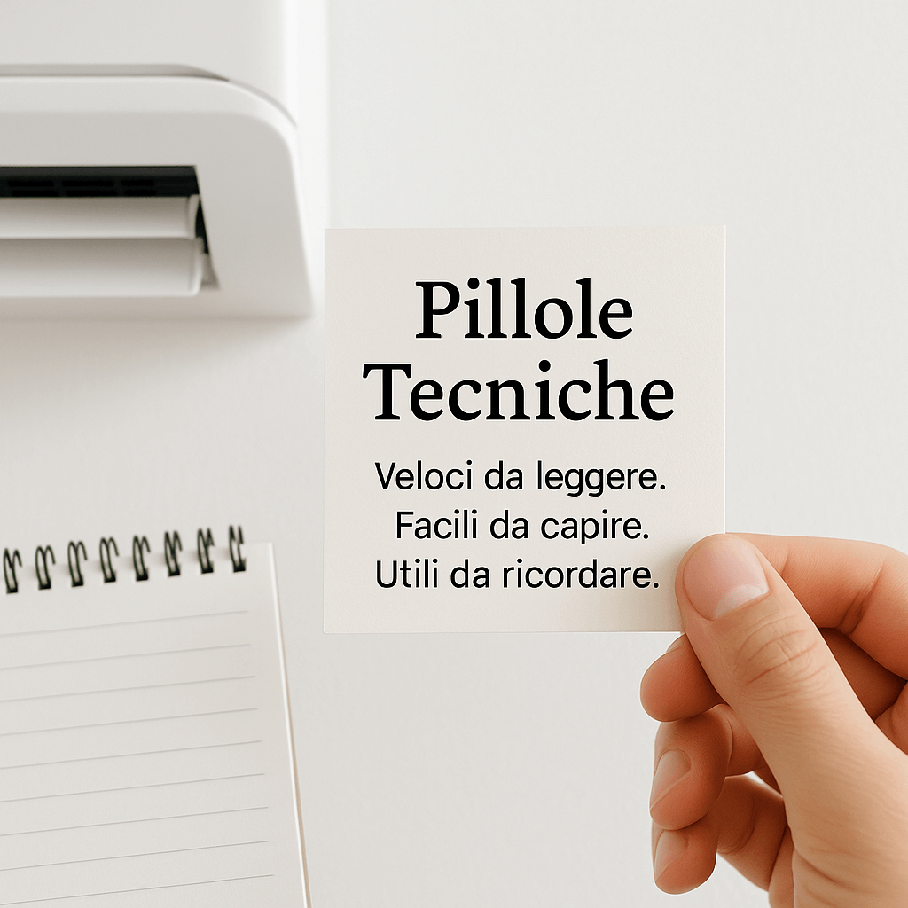 Pillole Tecniche